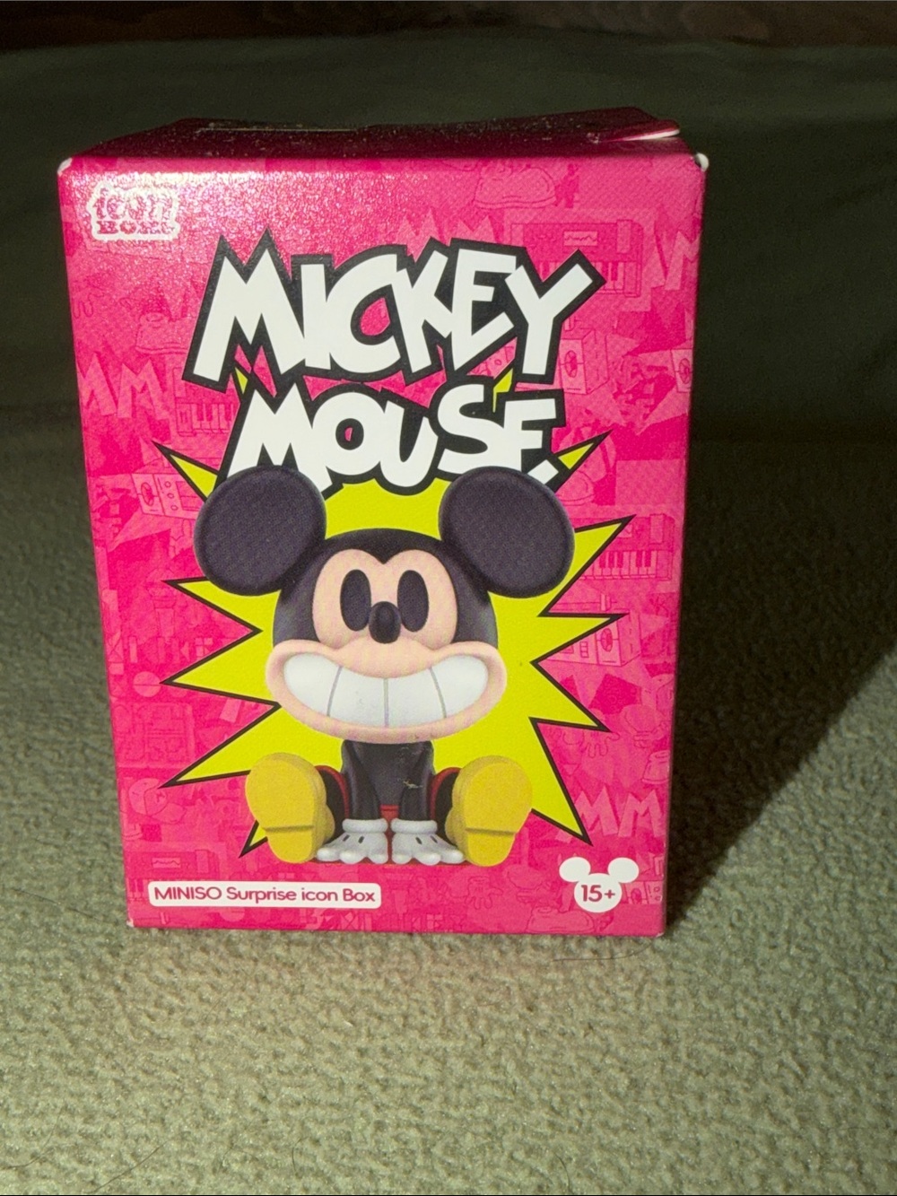 Disney Mickey Mouse Pink and Yellow Surprise Icon Box